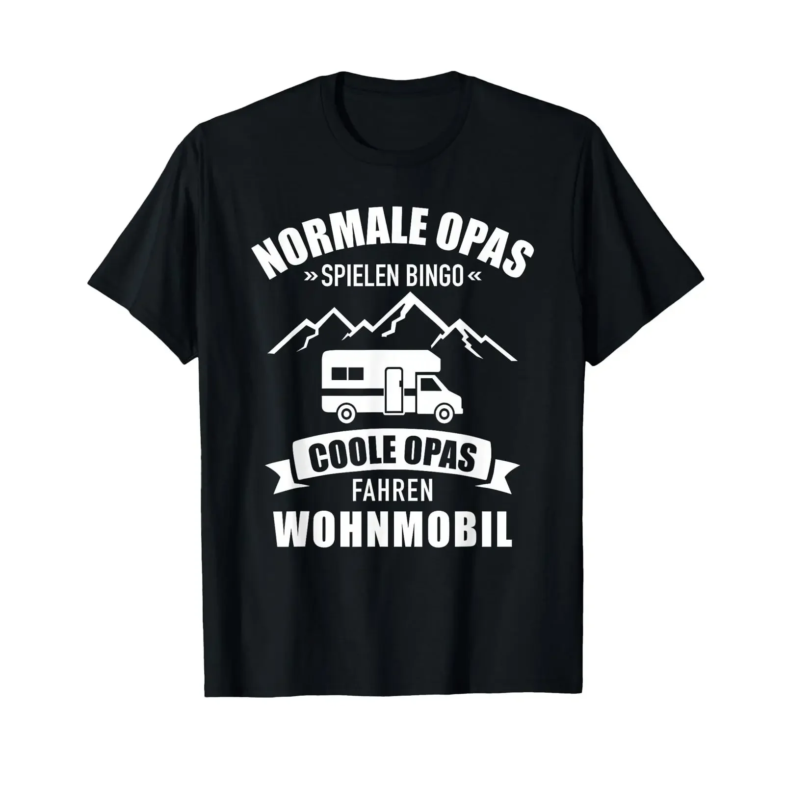 Men's Coole Opas fahren Caravan Slogan for Camping Grandpa T Shirt vintage Washed Comfortable Stylish Top For Everyday Wear