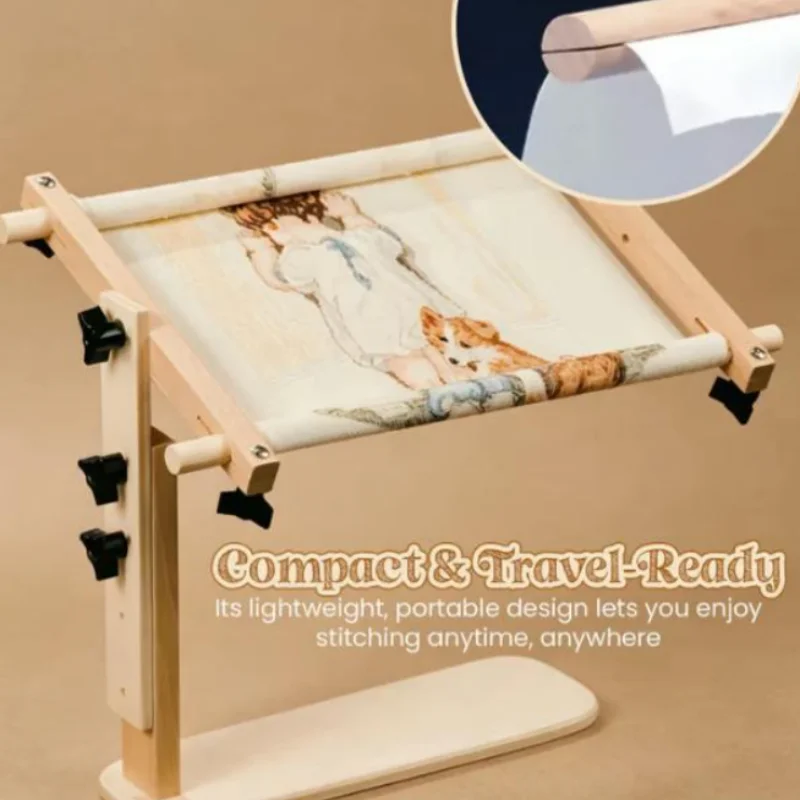 Easy to Use Cross Stitch Desk  - Embroidery Hoop Stand recension och pris