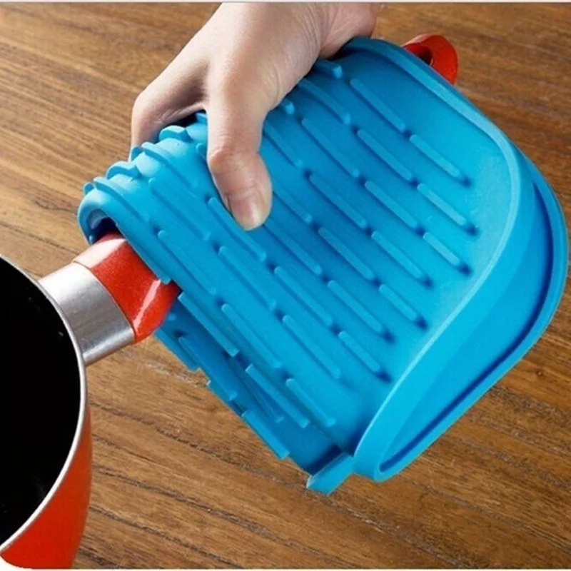 2 Pieces Multi-Functional Silicone Heat-Proof Mat Drink Coaster Table Placemat Anti-Skid Mat Pot Rest Kitchen Accessories