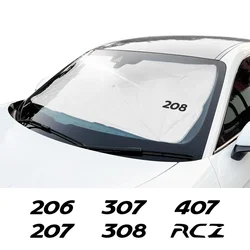 Car Windshield Sunshade Front Window Sun Shade Umbrella For Peugeot 407 208 108 206 207 307 308 3008 RCZ Rifter Auto Accessories