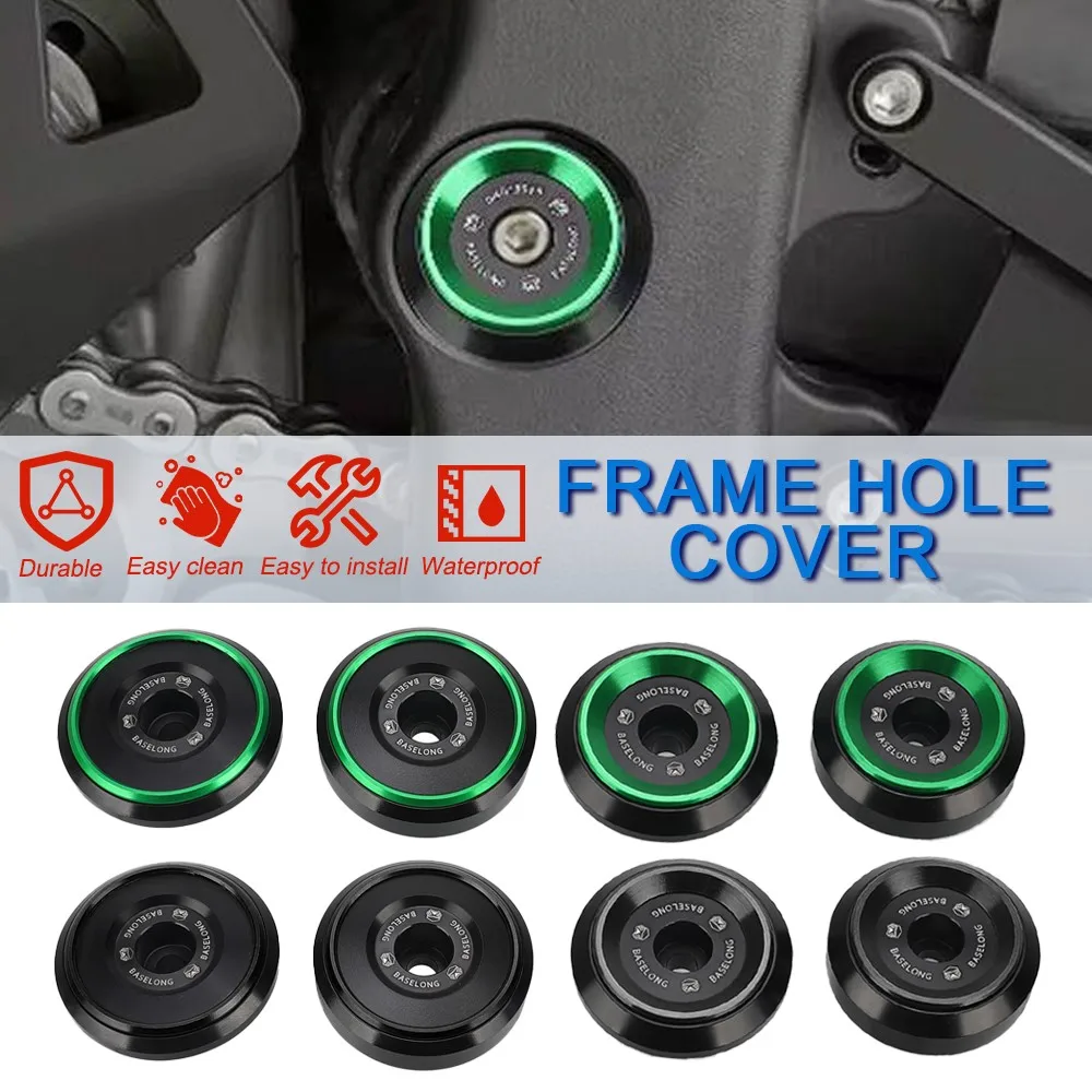 

For Kawasaki NINJA1000 NINJA 1000 / Z1000SX 2011-2025 Z1000 All Years 2024 Motorcycle Frame Hole Plugs Covers Decorate Caps Kits
