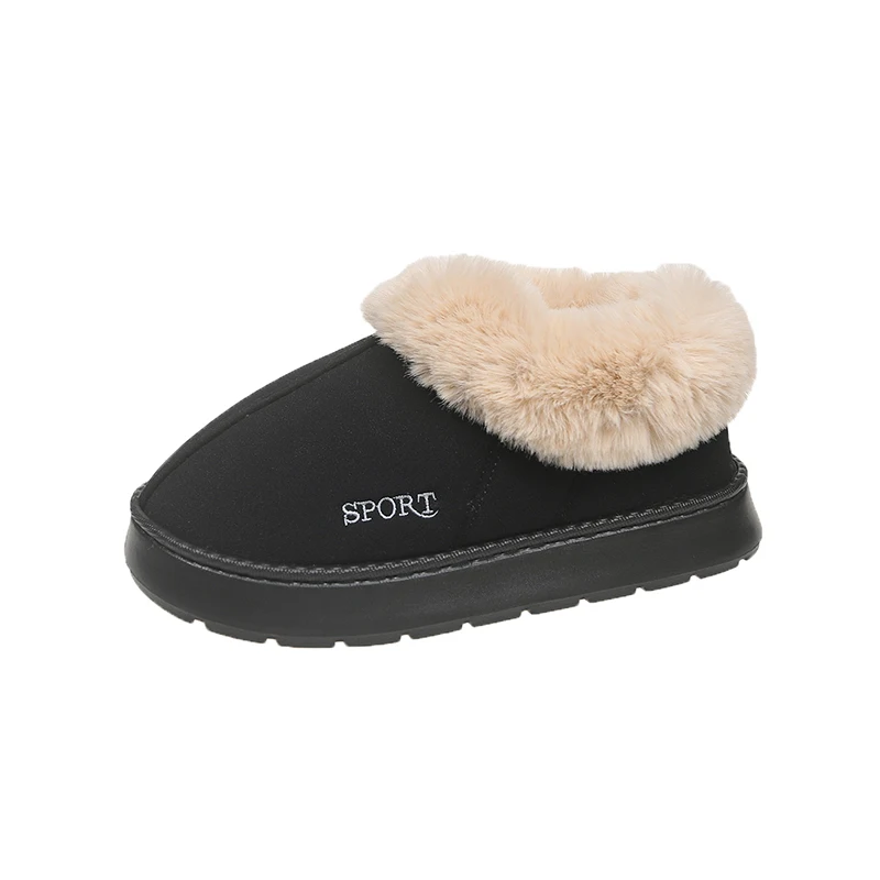 

Новые мужские и женские зимние ботинки 2025 года, противоскользящие, теплые и флисовые уличные хлопковые ботинки.