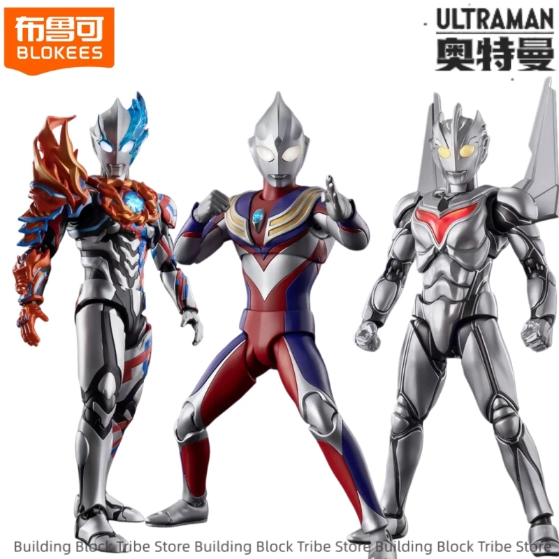 

BLOKEES Ultraman Building Blocks Legendary Edition Tiga X Kaiser Belial Zero Toys Educational Assembly Models Ornaments Gifts