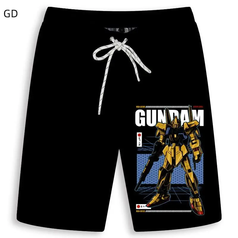 二次元アニメゲームグッズ機動戦士ガンダム夏新作 5 点パンツショーツビーチパンツ男性と女性