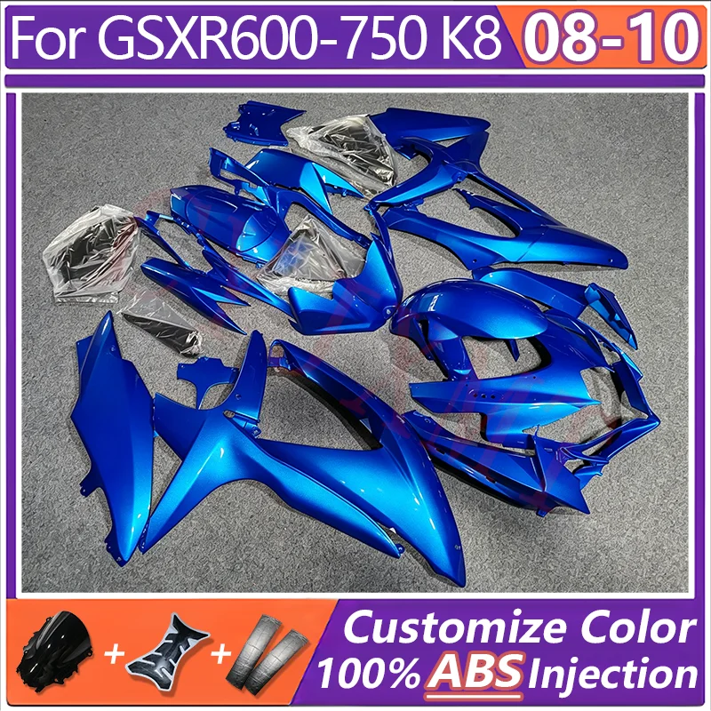 Full Cover Fairing Kit for Suzuki GSXR 600-750 K8 2008-2010 Motorcycles Fairings GSXR600 GSXR750 08-10 Bodyframe Protective Case