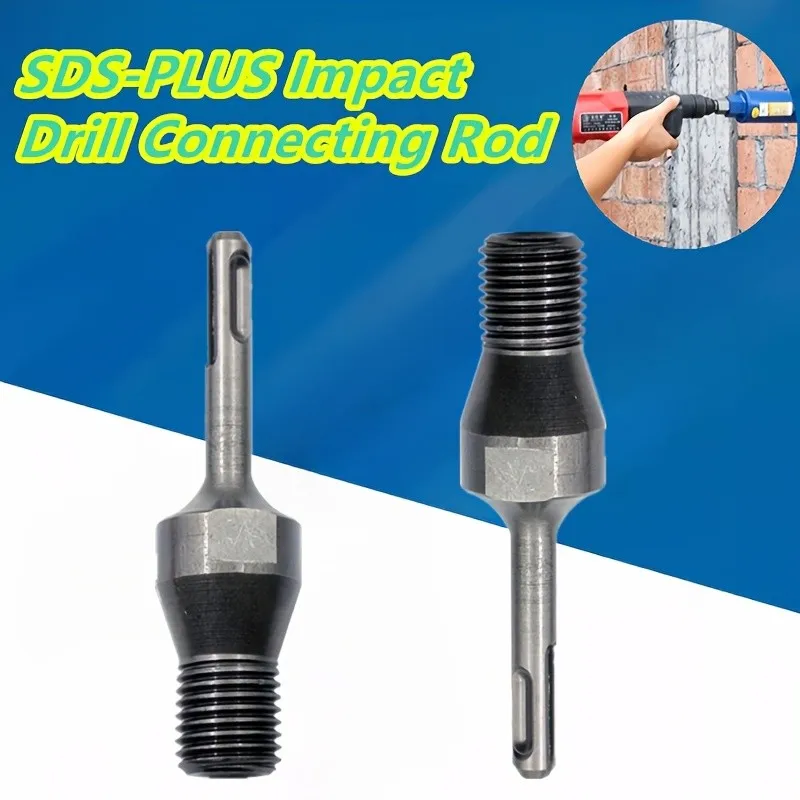 SDS-PLUS Adapter - M22 Thread Round Shank, Steel Structure/Masonry, Durable & Easy Installation