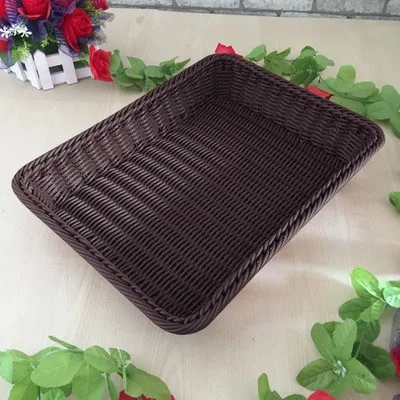 Cotton Rope Products Storage Frame Basket Imitation Rattan Iron Wire Woven Desktop Toy Kitchen Storage Basket