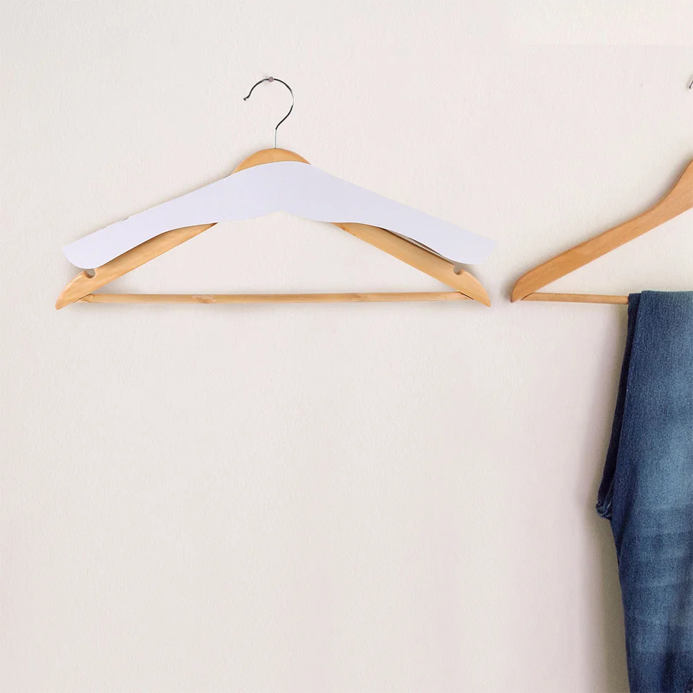 

100Pcs Dry Cleaning Shoulder Pads High Density Reusable Paper Support for Suits Cotton Wool Synthetic Fibers Hanger Shoulder