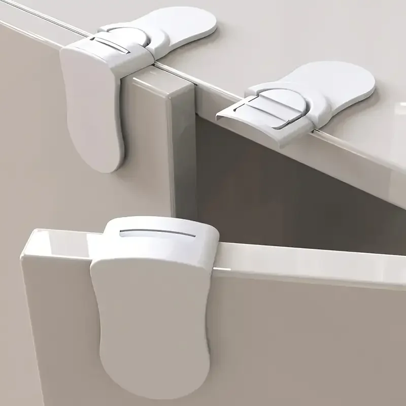 YUANJ 2/4/8 قطعة سلامة الأطفال قفل للدرج الاطفال مكافحة معسر خزانة اليد أقفال للأدراج حماية أمن الوطن خزانة مشبك