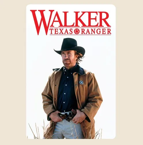 Walker Texas Ranger Movie Metal Poster - Collectable Tin Sign 20x30cm  -aluminum