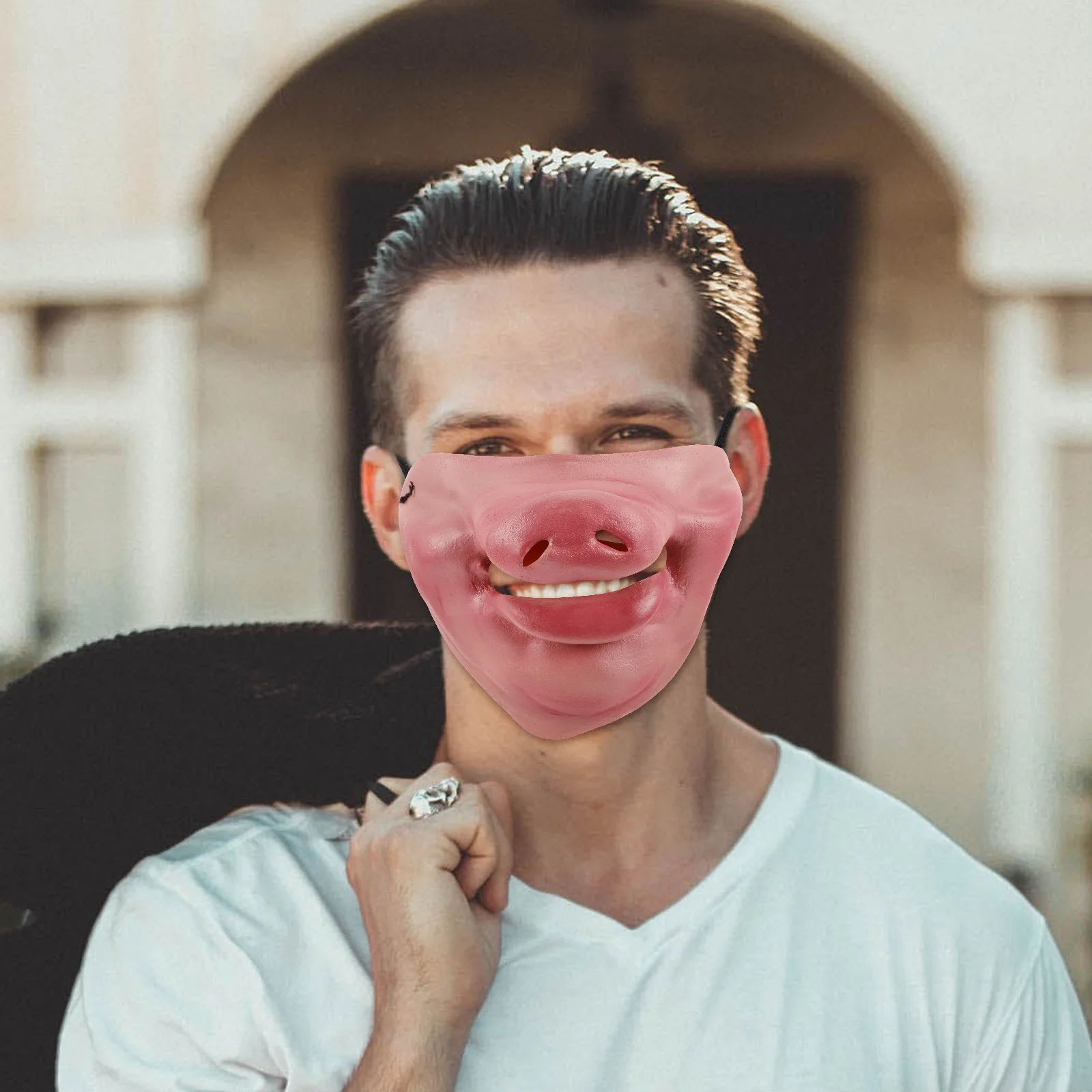 

Латексный свиной нос, искусственный реквизит, реалистичный свиной нос для косплея, костюм для вечеринки, карнавала, маскарада, аксессуар, реквизит для выступлений