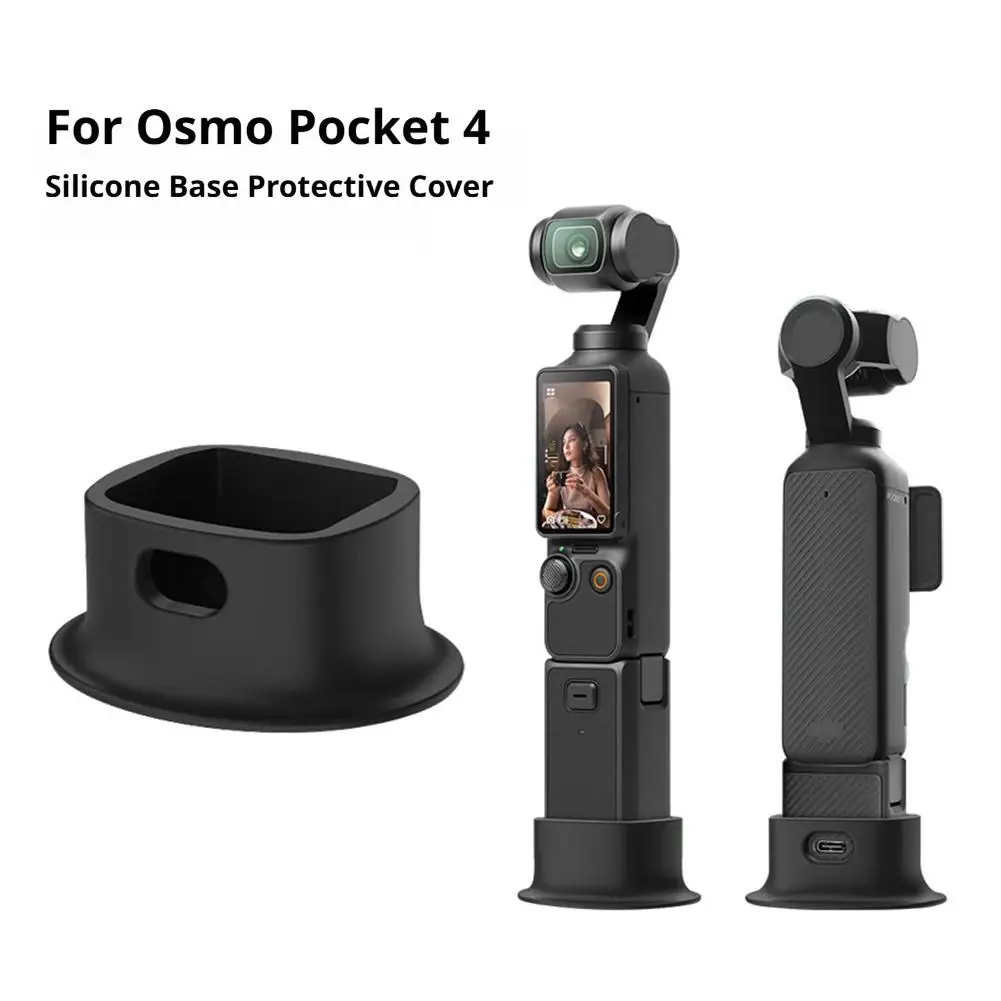 Silicone Anti-slip Desktop Base For DJI Pocket 4 Fixed Bracket Base Extension For DJI OSMO Pocket 4 Handheld Camera Accessories
