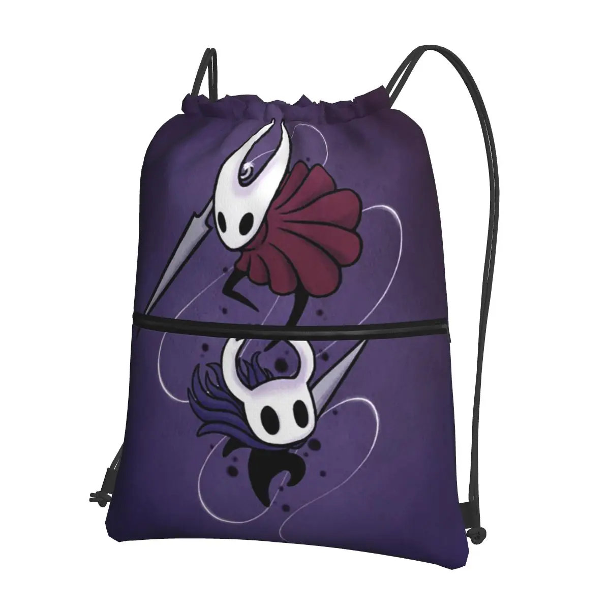 Anime Game Hollow Knight Backpacks Multi-function Drawstring Bags Shoes Bag Book Bags for Man Woman School