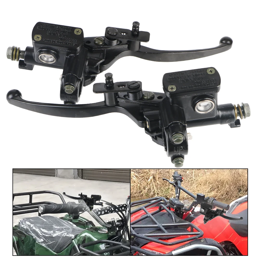 Dla uniwersalnego 50cc-250cc motor terenowy ATV czterokołowy lewy prawy cylinder hydrauliczna dźwignia hamulca motocykl dźwignia sprzęgła pompa