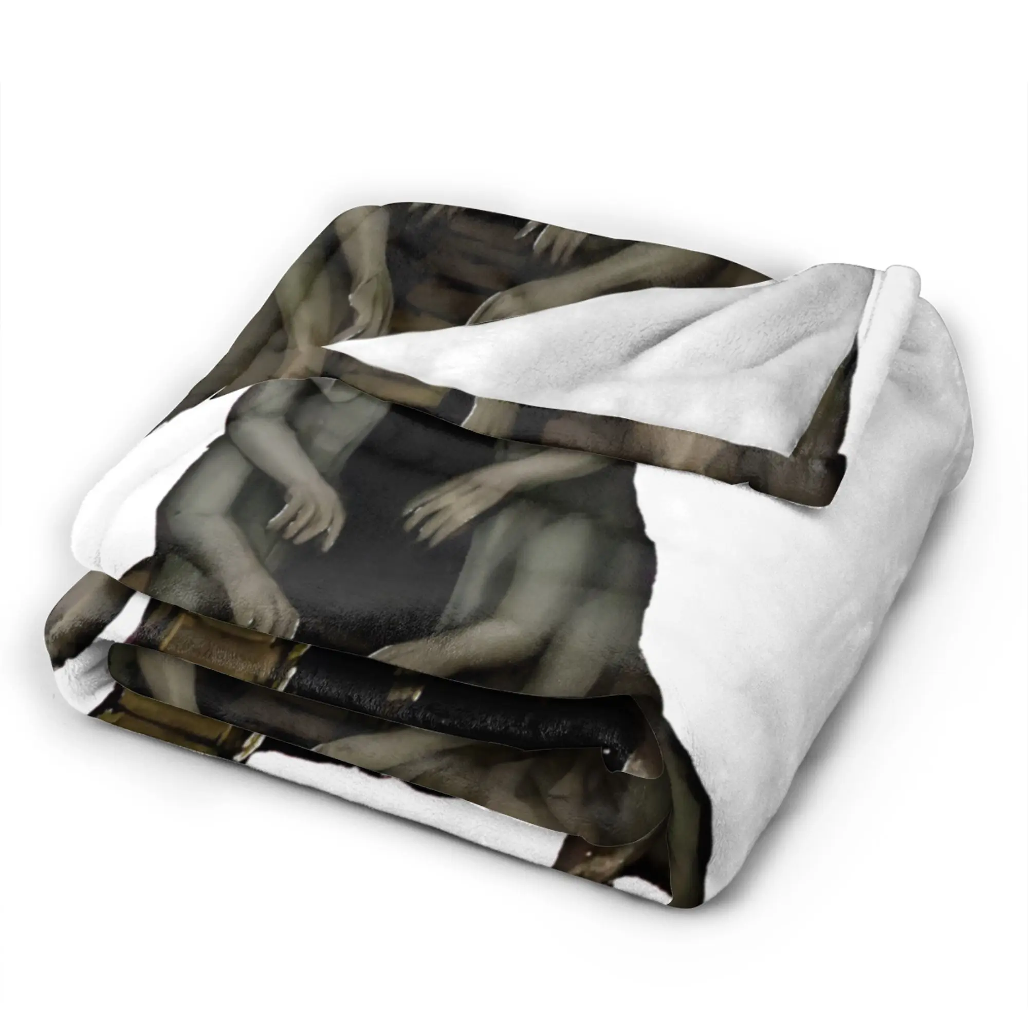 الخوف والجوع محطة لينة البطانيات الدافئة الطفل أفخم رمي بطانية مضحك الأريكة السرير الفانيلا المفرش أريكة غطاء سرير