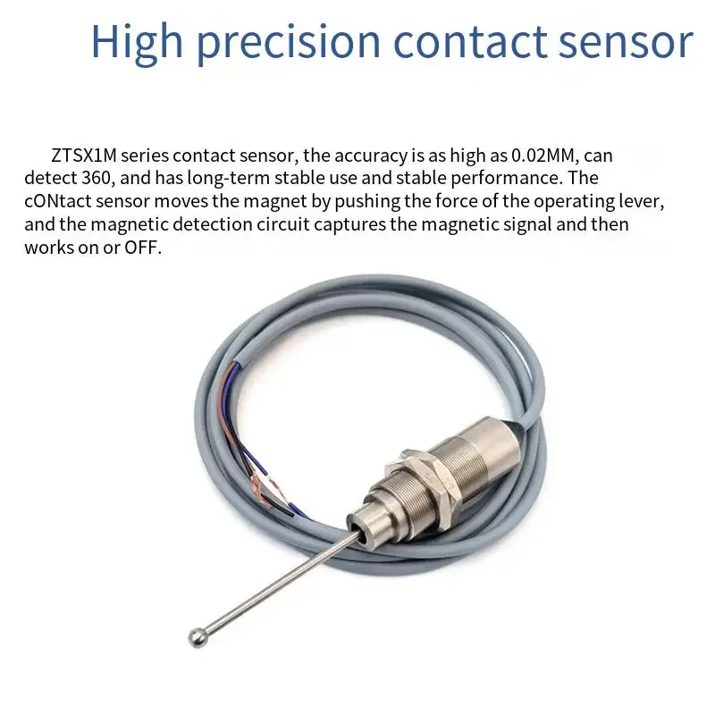 CNC Machine Tool High-precision Contact Sensor Tool Measurement 360° Detection Probe Type Measuring Head ZTSX1M Original