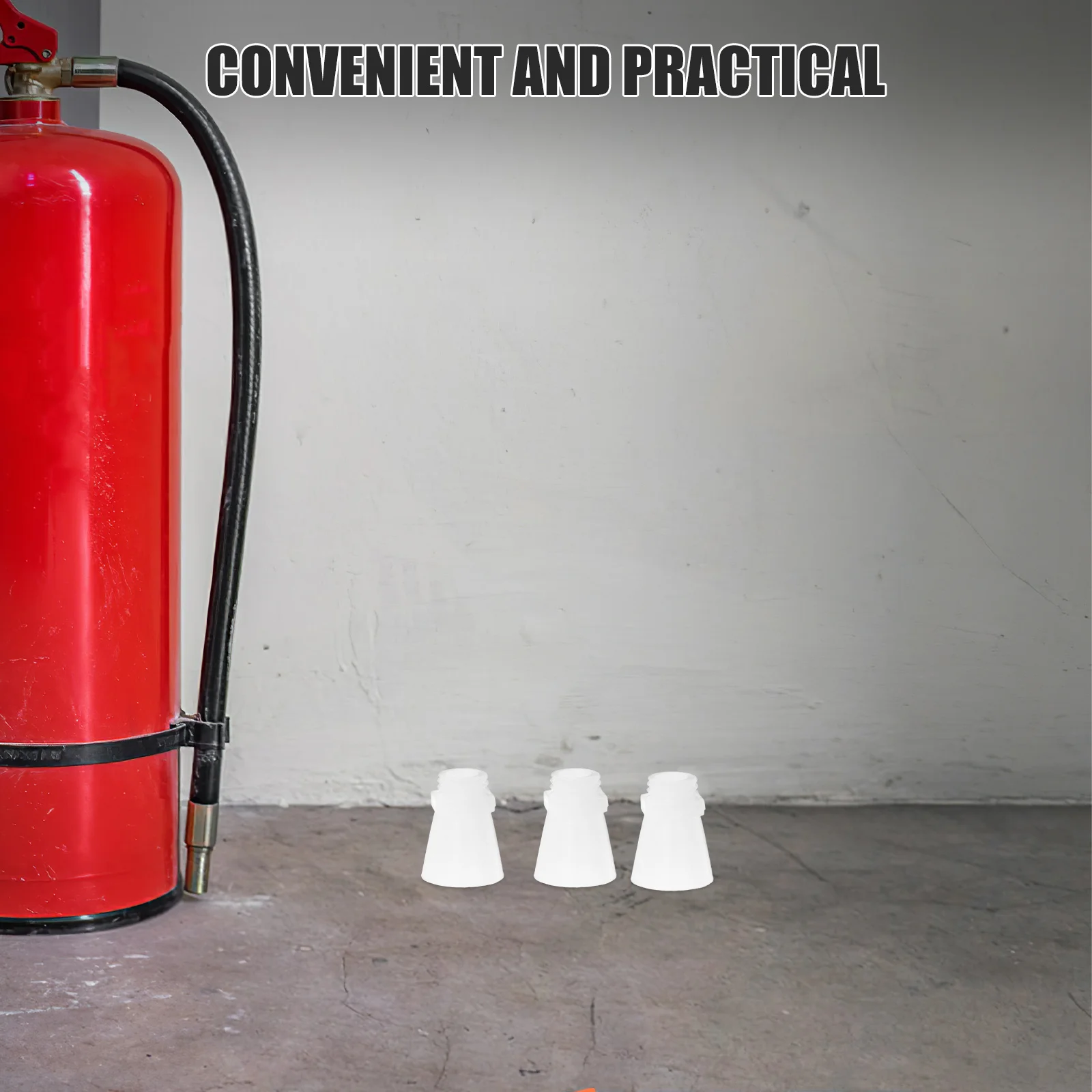 50 Pcs Fire Extinguisher Accessories Nozzles Replaceable Wide Mouth Extinguishers Parts Replacement for