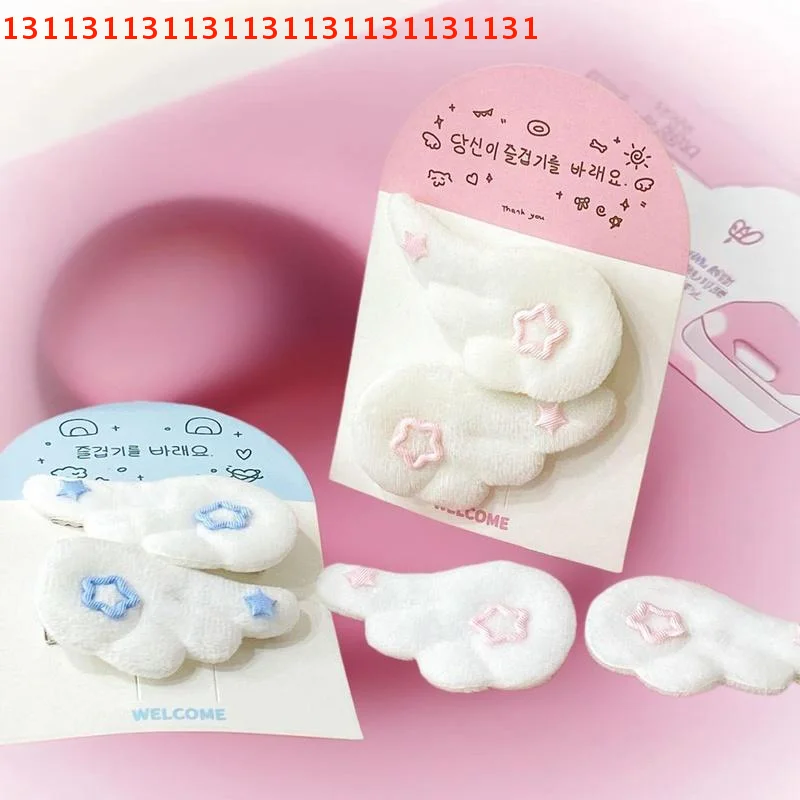 1 par de pinzas para el cabello de ala de estrella de cinco puntas estilo INS a la moda, accesorios para el cabello con flequillo de borde bonito, adornos de horquilla de estrella, regalos