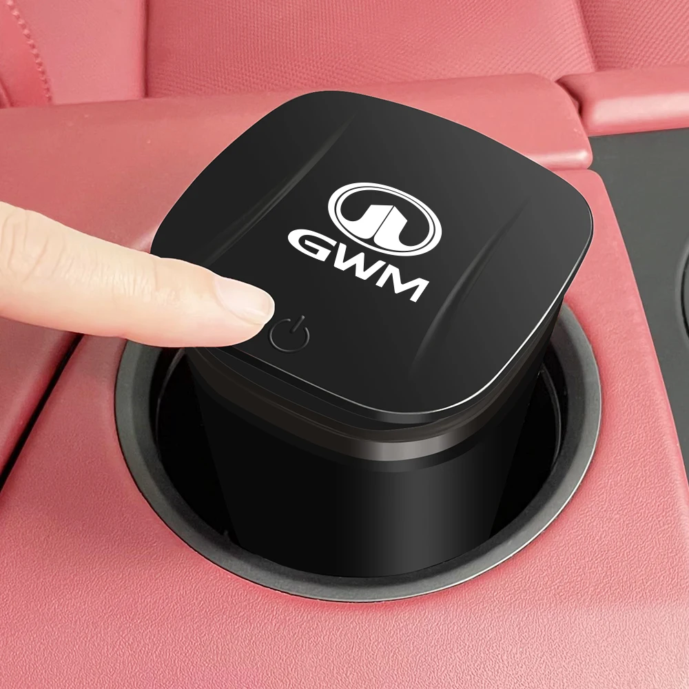 Car Ashtray Cup Portable Cigarette Box Auto Accessories For GWM Great Wall Poer Tank 300 500 5610 Haval H6 H9 Gt Rhd 400