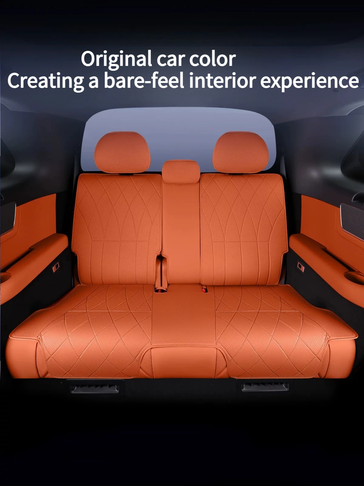For BYD Great Tang/Da Tang 2026 All-Season Universal Seat Cushion Leather Seat Covers Comfortable Breathable Car Accessories
