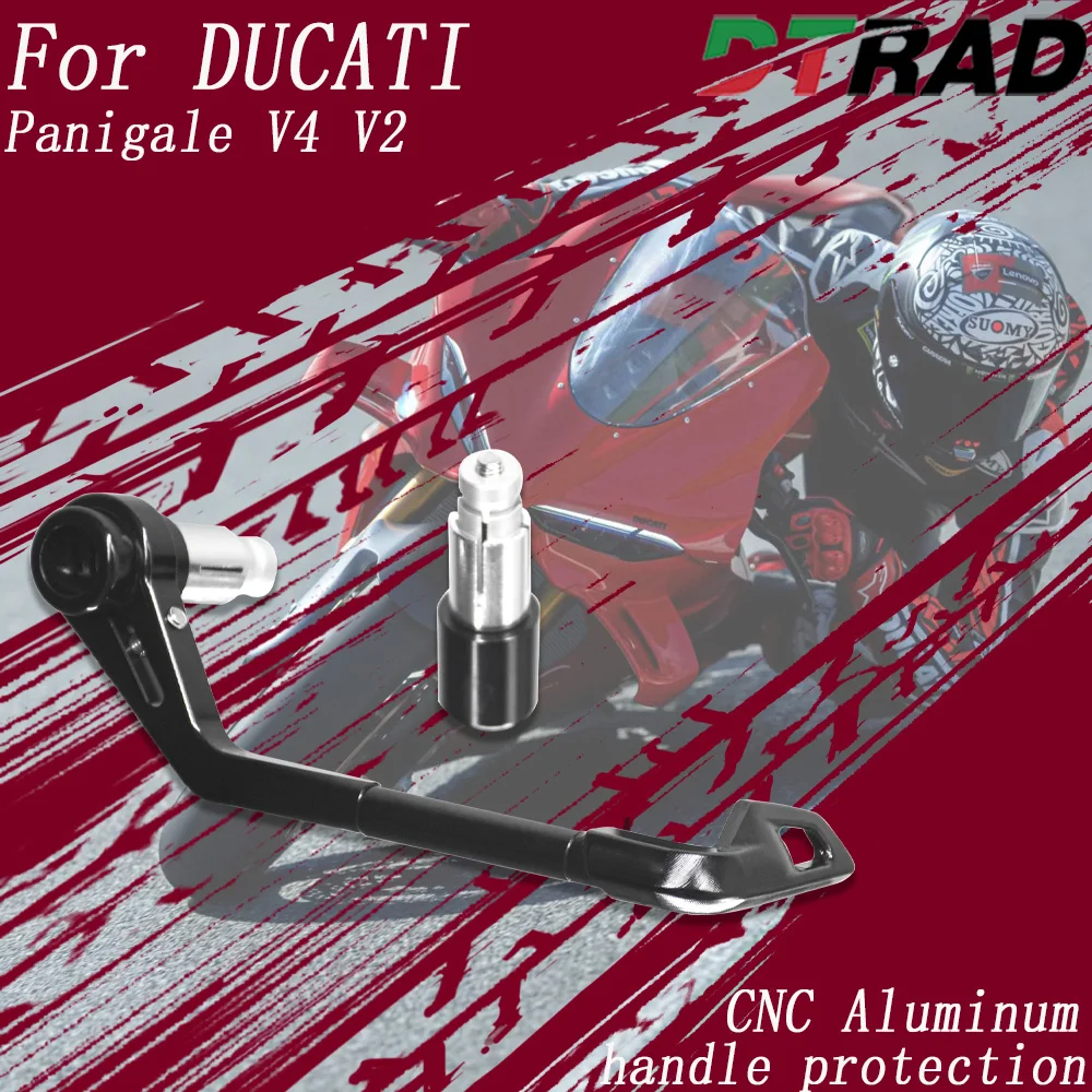 For DUCATI PANIGALE V4 V4S V2 899 959 1199 1299 Motorcycle CNC Brake Lever Protector Handle Grips Falling Protection Accessories