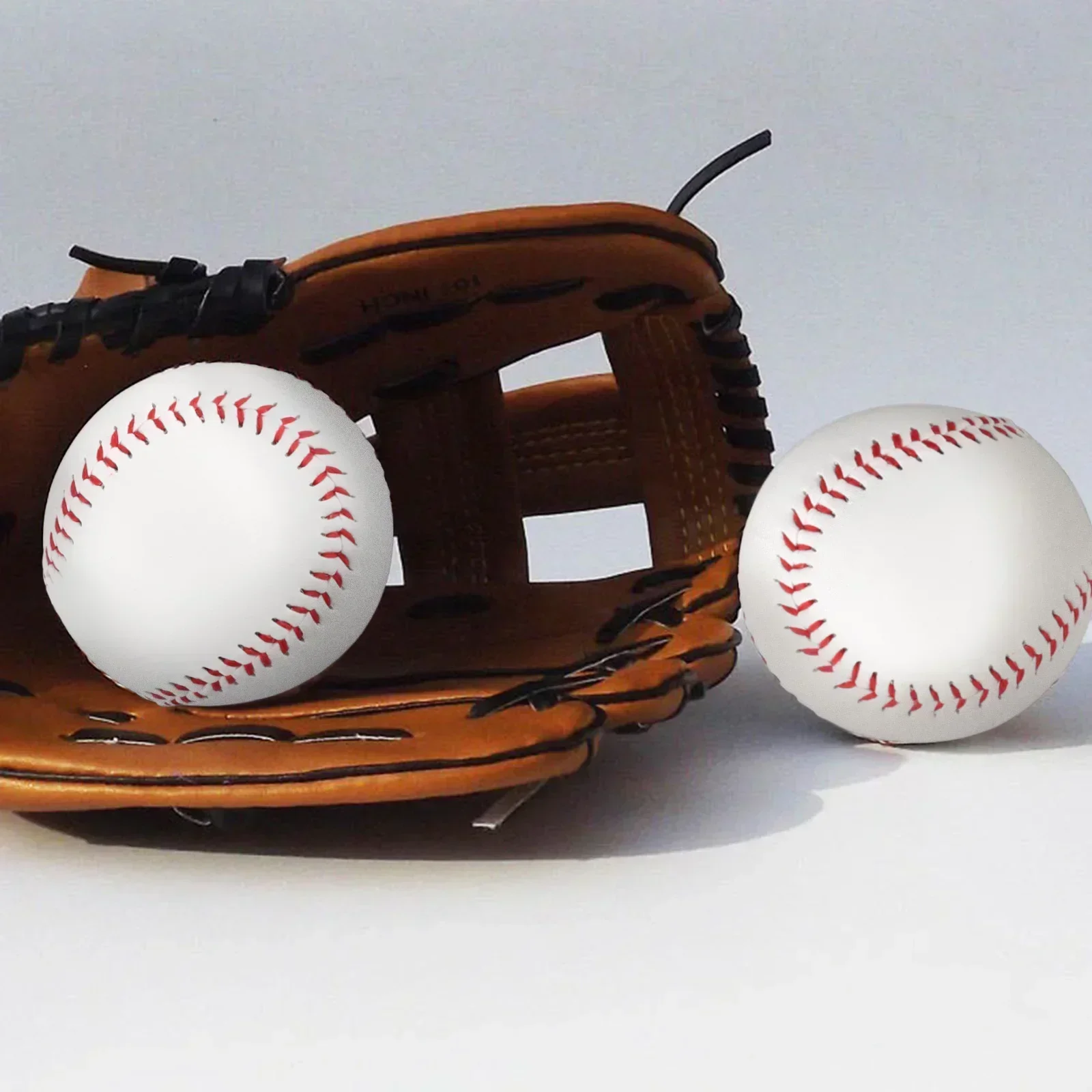 

Private Customizate 9” Baseball Baseball Cork Rubber PVC Pitching Practice Throwing Training Unmarked Brand New