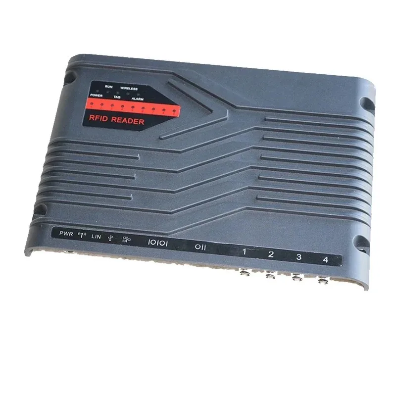 Marathon Race UHF RFID Reader 4Port  ZK-RFID406 Impinj R2000 supported ISO18000 6C/6B UHF Tag