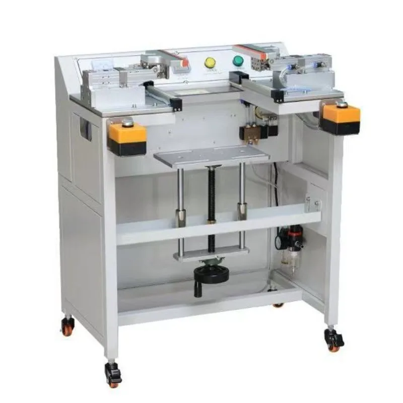 

Semi-automatic heat shrinkable bag corner cutting machine, pneumatic sealing machine, sealing, cutting and shrinking machine
