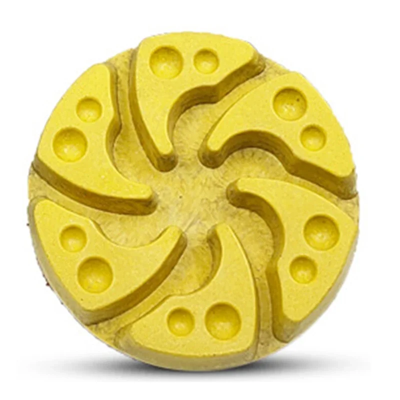 

80 мм пол для отверждения бетона, полимерная полировальная подушечка для сухого шлифования, пластина для восстановления цемента, 12 шт.