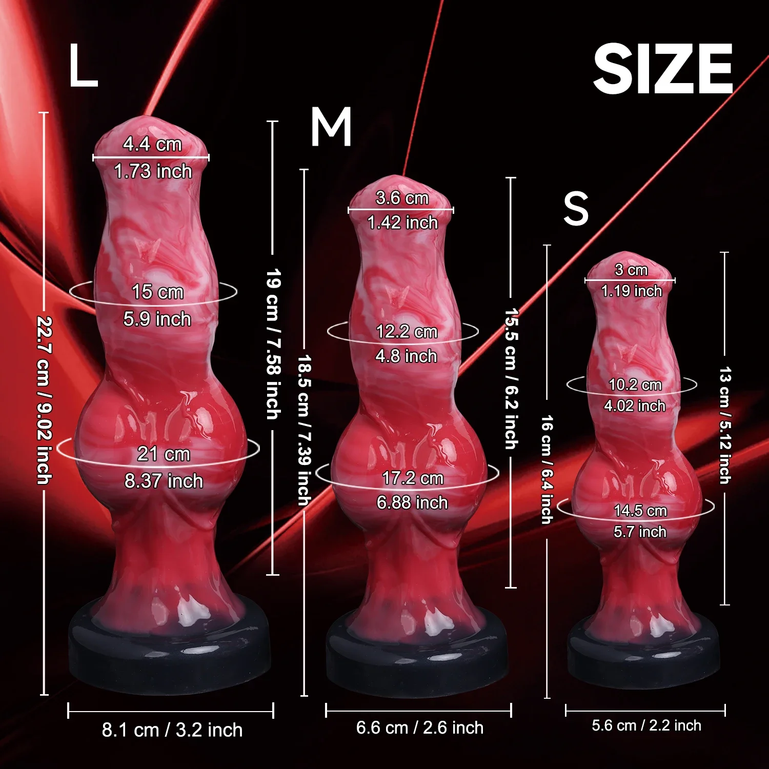 Monster Dildo Dog Dick Knot Anal Plug Animal Penis Masturbator Sex Toy For Men Butt Prostate G-spot Massager Anal Penetration 18 - Image 5