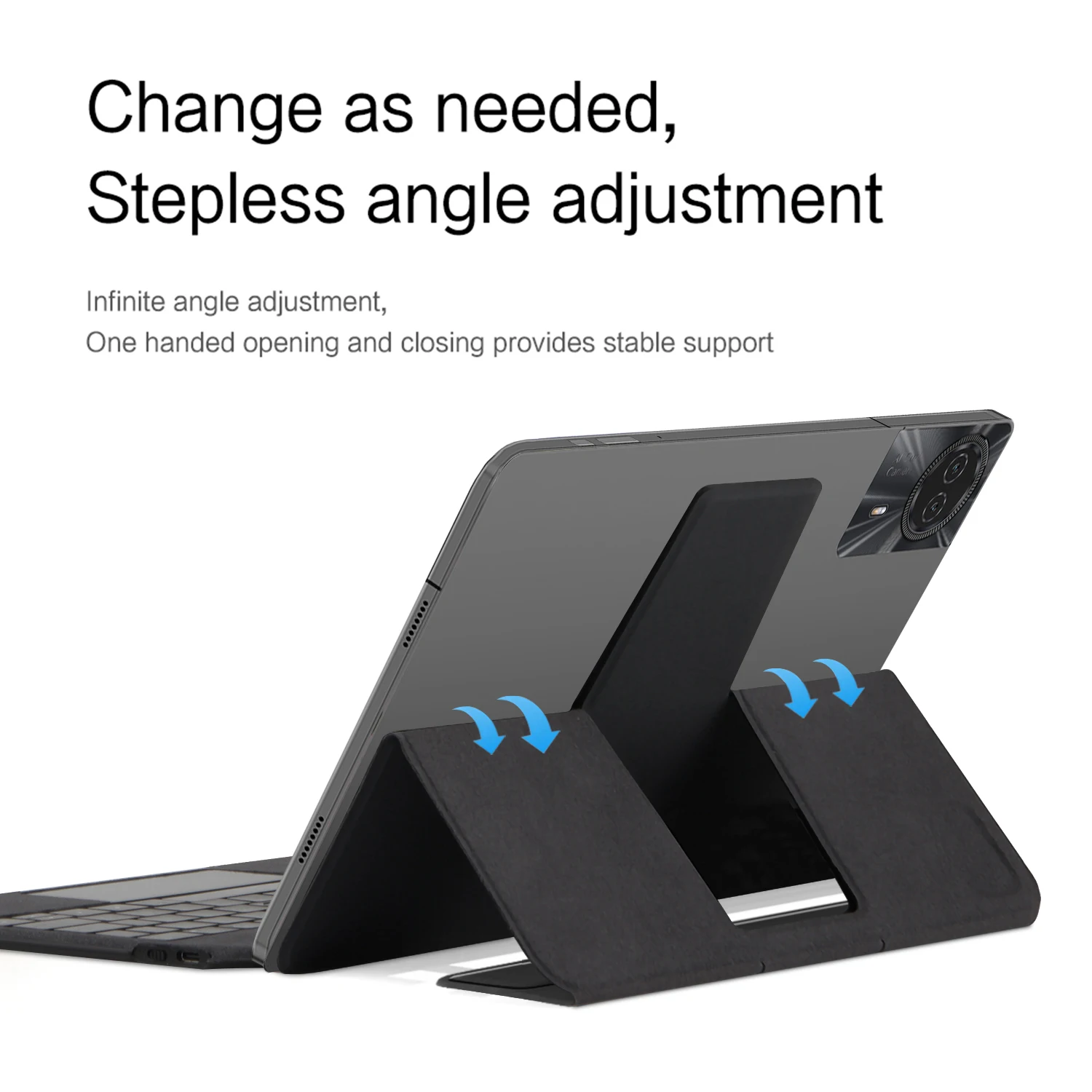 AJIUYU Touchpad Keyboard For DOOGEE U11 / U11 Pro Case T40 T30S T30SE T30 U11Pro 11 Inch Tablet Backlight Keyboard Cover Folio