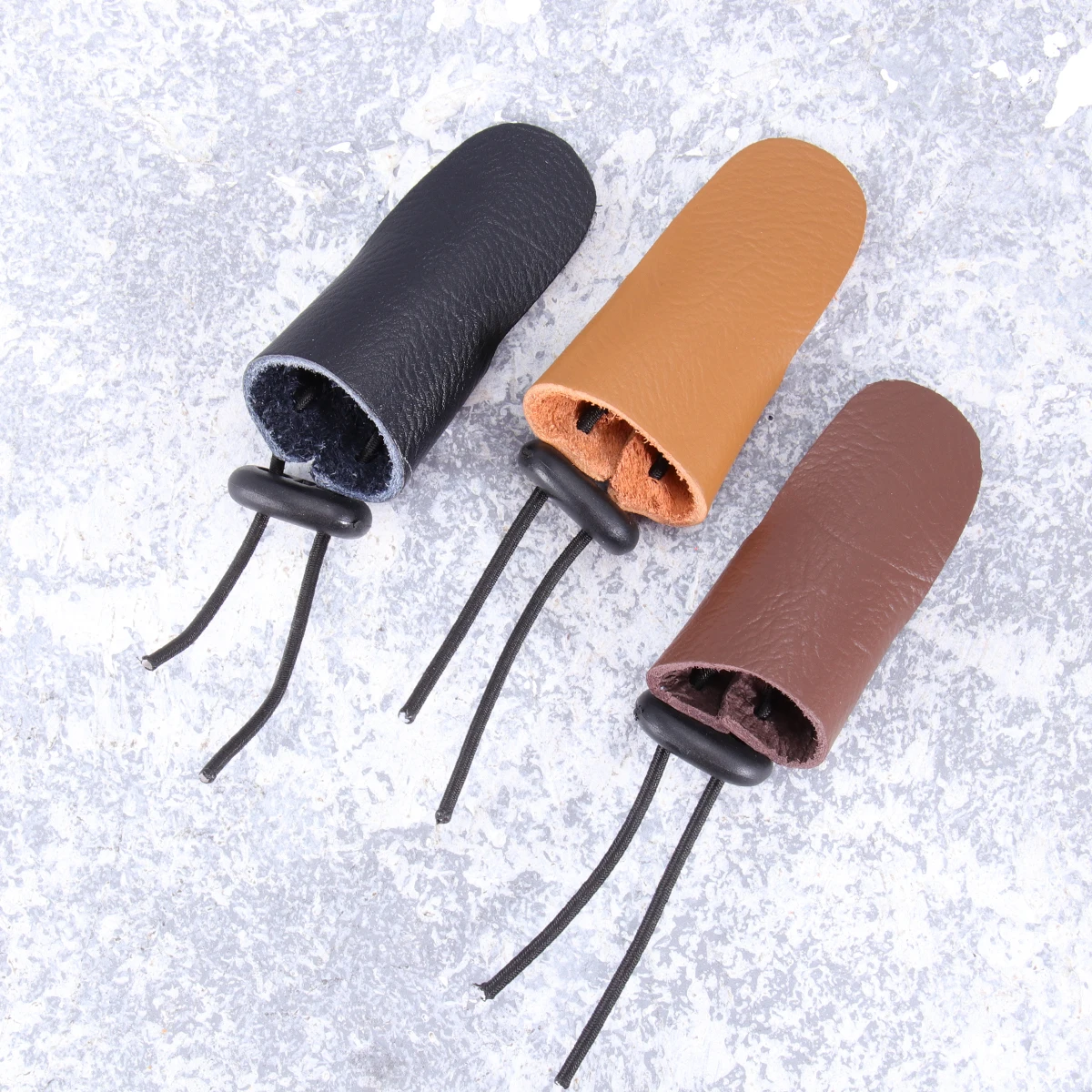 3 pcs Single Finger Protection Pad For Archery Single Finger Arrow Protector Recurve Hunting Arrow Glove Protective Gear