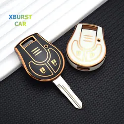 2 Buttons Remote Key Shell Fob Case Cover Protector For Nissan Qashqai Altima Maxima Sentra Versa Sylphy Cube Juke Rogue Micra