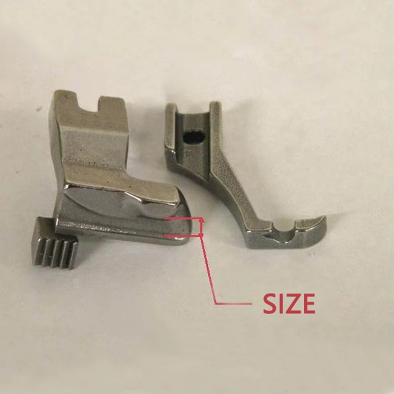 Industrial Walking Foot Sewing Machine Parts, Welting Presser , 2.5mm/4mm/5.5mm, All Steel Inner And Outer