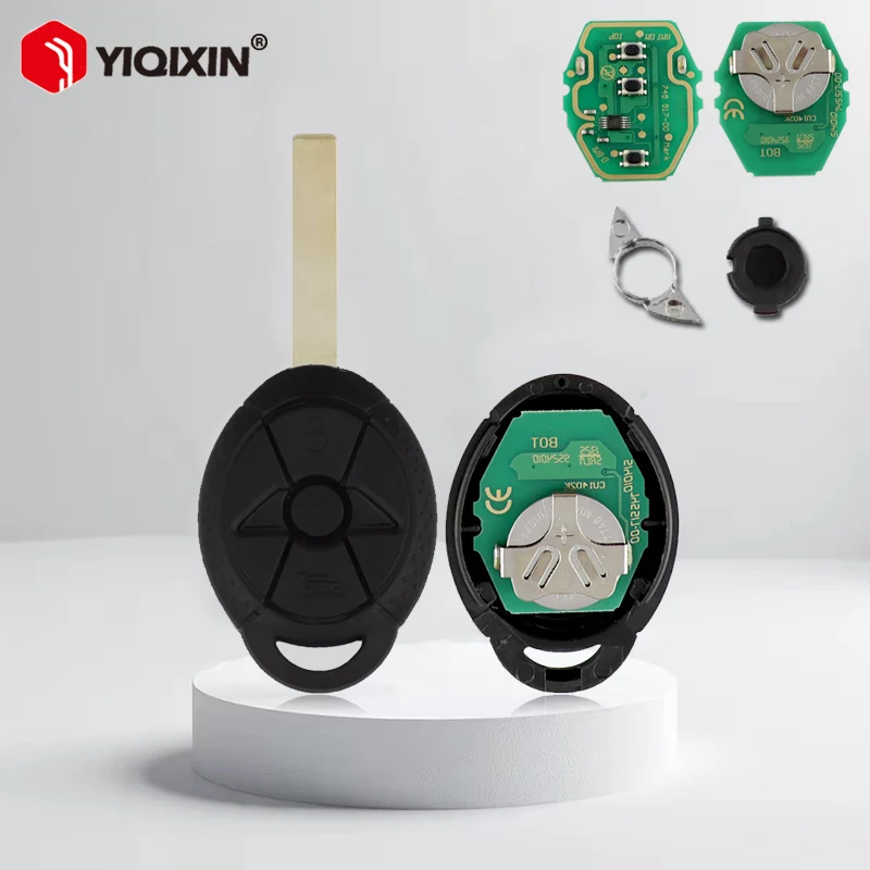 

YIQIXIN EWS System Remote Car Key 315/433Mhz Old For BMW Mini Cooper S R50 R53 2005-2007 Control Key Shell Case ID44 Uncut Blade