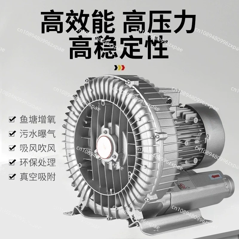 Powerful Silent Blowing and Suction Dual-purpose Vacuum Pump Fan Industrial Vortex Machine High Pressure  Blower Equipment