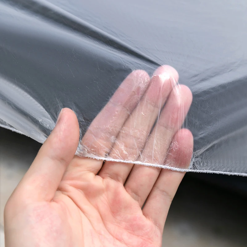 

Прозрачный одноразовый чехол для автомобиля из полиэтилена: пылезащитный, водонепроницаемый, для защиты от грязи и краски