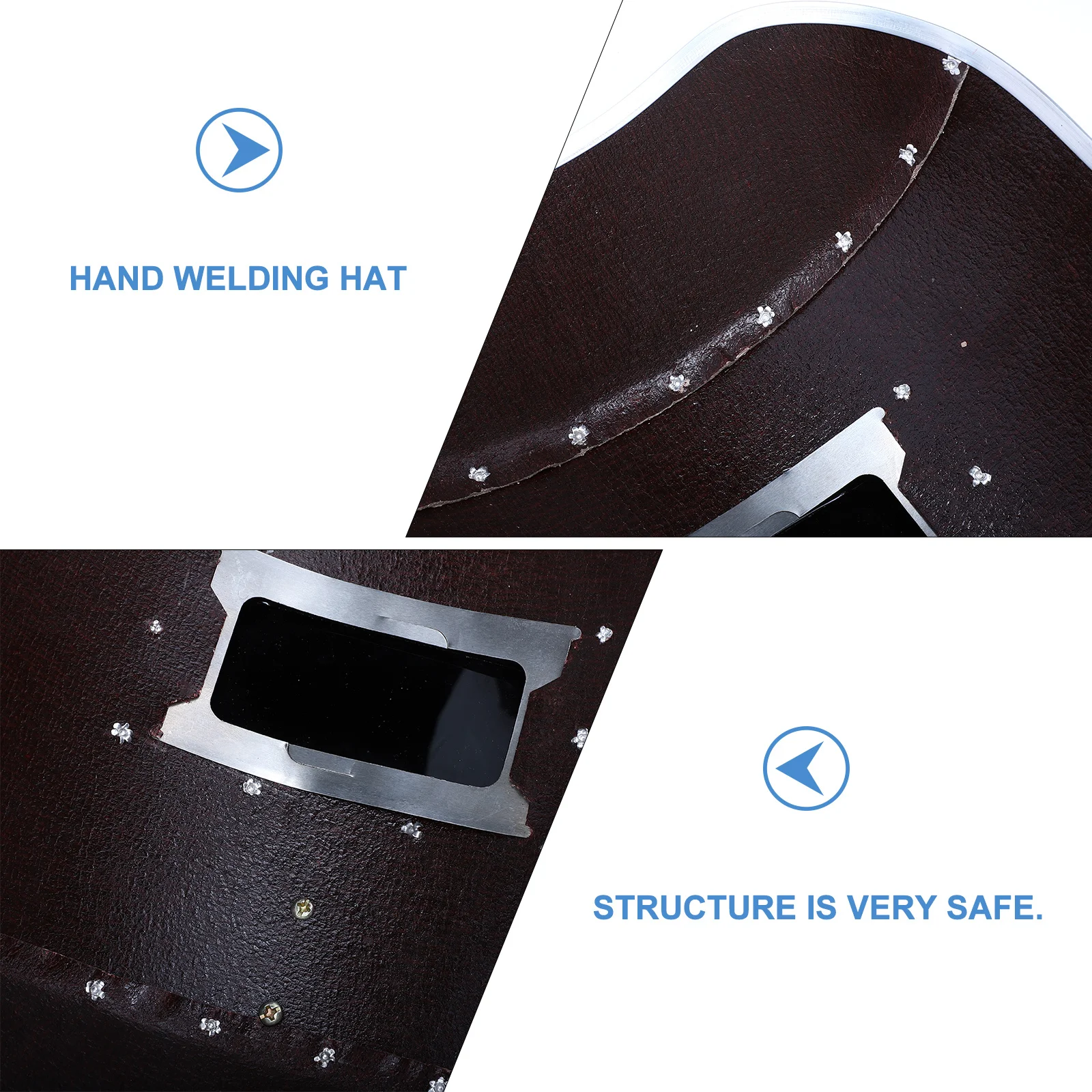 

Handheld Welding Mask Durable Flame Retardant Design Spacious Breathable Face Cover Reusable Welding Safety Protective