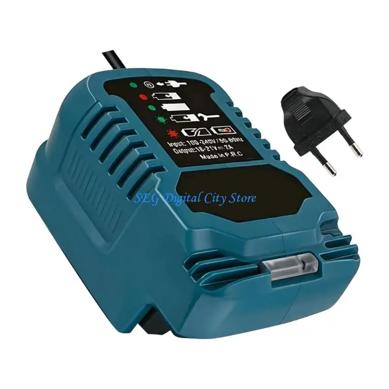 U75B 18V/20V Tool Battery Charging Dock with LED Display, Corded Power Base for Daily Garage and Workshop Duty