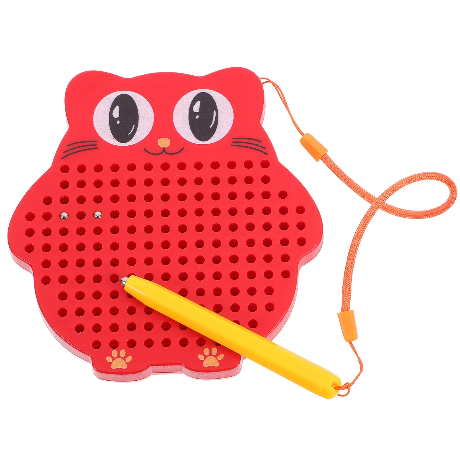 Magnets Magnetic Sketchpad Kids Board Mini Drawing Boards Beads Travel Toys Red