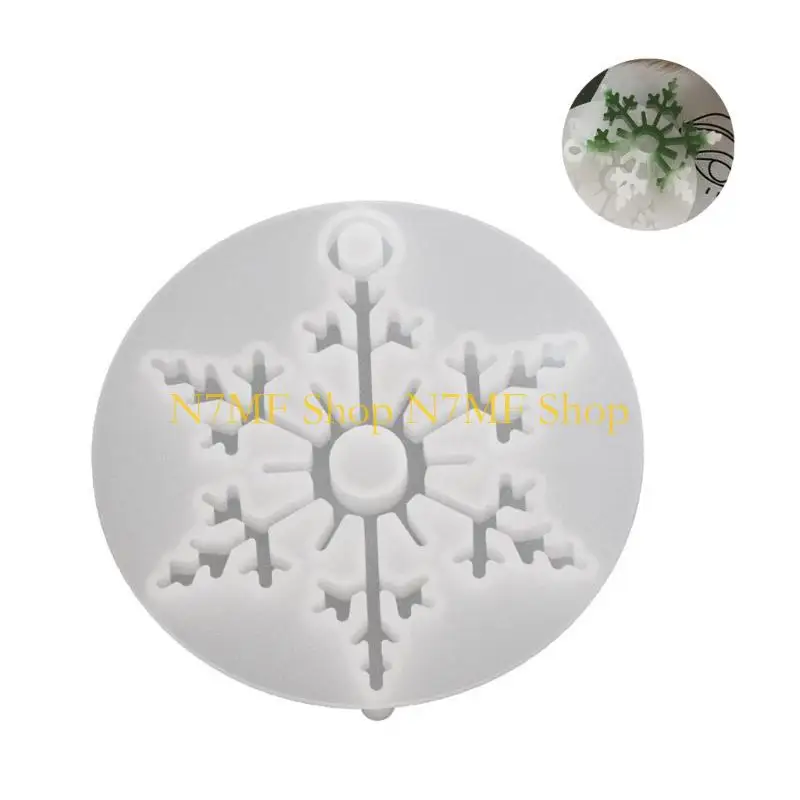 

N7MF формы для снежинок из силиконовой смолы для изготовления ювелирных изделий, создание сережек и ожерелья на заказ, а также