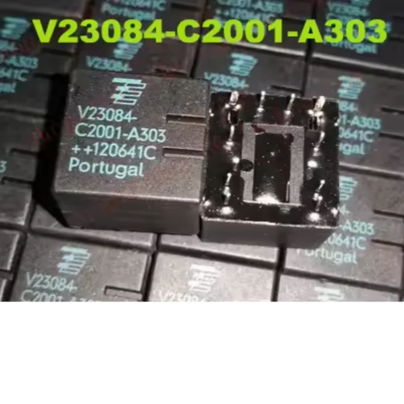2 шт. V23084‑C2001‑A303 Автомобильное реле для печатных плат, DIP‑10, сквозное крепление, катушка 12 В постоянного тока, DPDT, 30 А, реле управления замком двери и стеклоподъемником.
