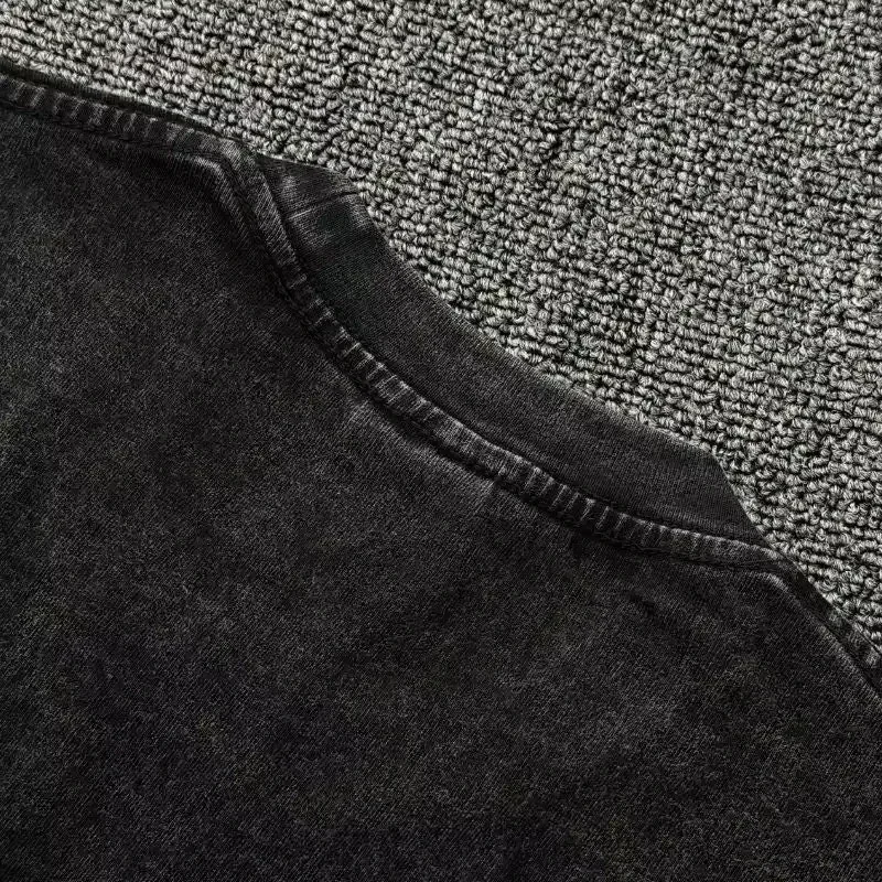 Herren-T-Shirt im Vintage-Look mit roter Spinnenlilie, Sommer-Damen-T-Shirt, Oversize, Neuheit, Vintage-Punk, Hip-Hop, Gothic, Hipster, Y2K, Harajuku – Detail 5