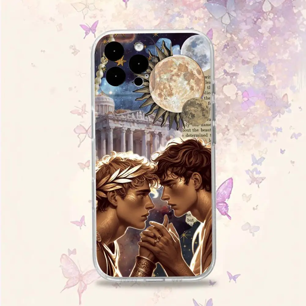 Custodia per telefono A-Achilles The Song O-OF per iPhone 11,15,16,14,13,17,12,Pro,SE4,Plus,E,Max,Air, Mini allover stampa Cover morbida trasparente