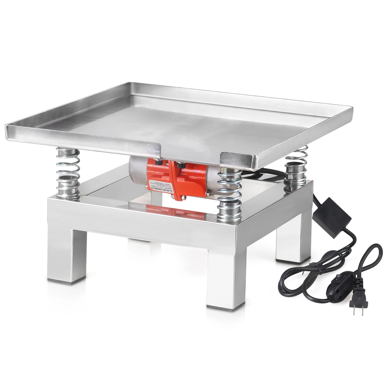 

Concrete Vibrating Table Small Vibration Test Bench Test Block Vibration Platform Stainless Steel Mini Vibration Table 50x50cm