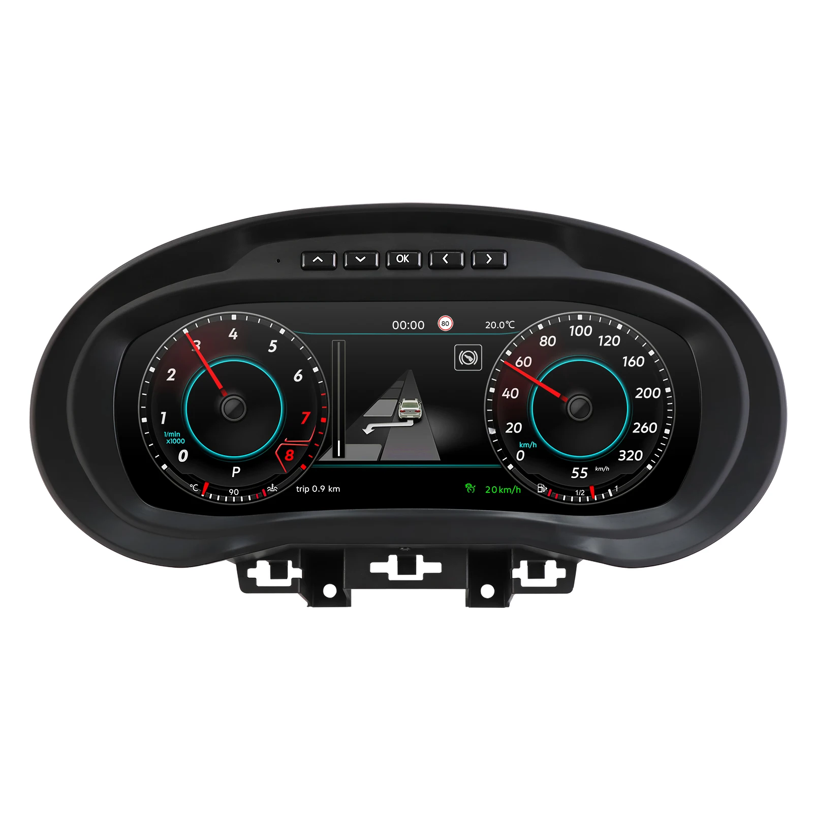 

10.25 Auto Lcd Dashboard Panel For Volkswagen POLO 2012-2018 Amarok 2011-2016 Year Instrument Display Snelheidsmeter Speedometer