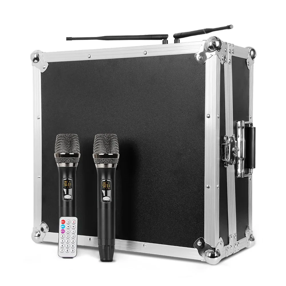 Hot Selling Hot Sale GT8M 550W+550W Console Power Mixer Amplifier with 2 Microphone for Concert Karaoke