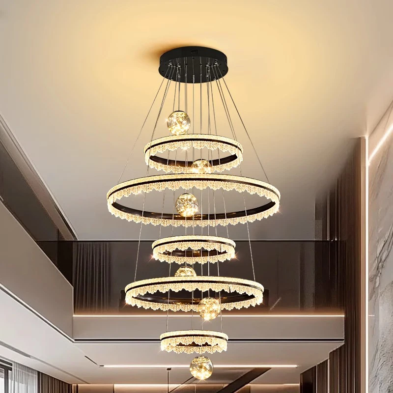 Nordic home decor dining room Pendant Crystal lights indoor lighting Ceiling lamp hanging light chandelier lamps for living room
