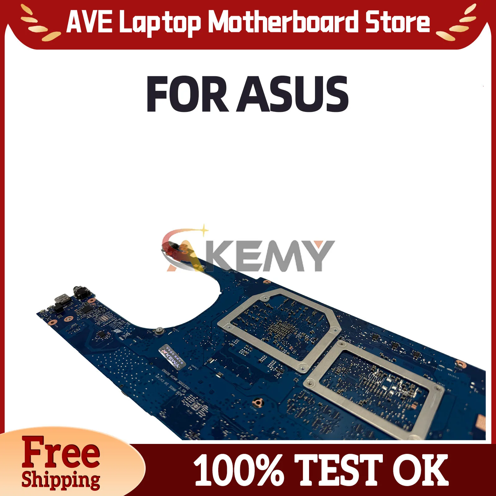 UM535QE UX535Q Motherboard For ASUS Zenbook Pro UX535QE BM535QE UM535Q BM535Q Laptop Mainboard R9 R7 R5 5th Gen CPU RTX3050TI