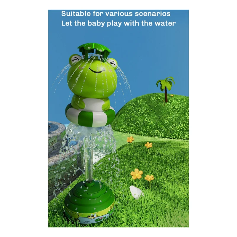 

YSUN-Sprinkler Launcher Outdoor Water Pressure Lift In Garden Lawn Summer Water For Kid